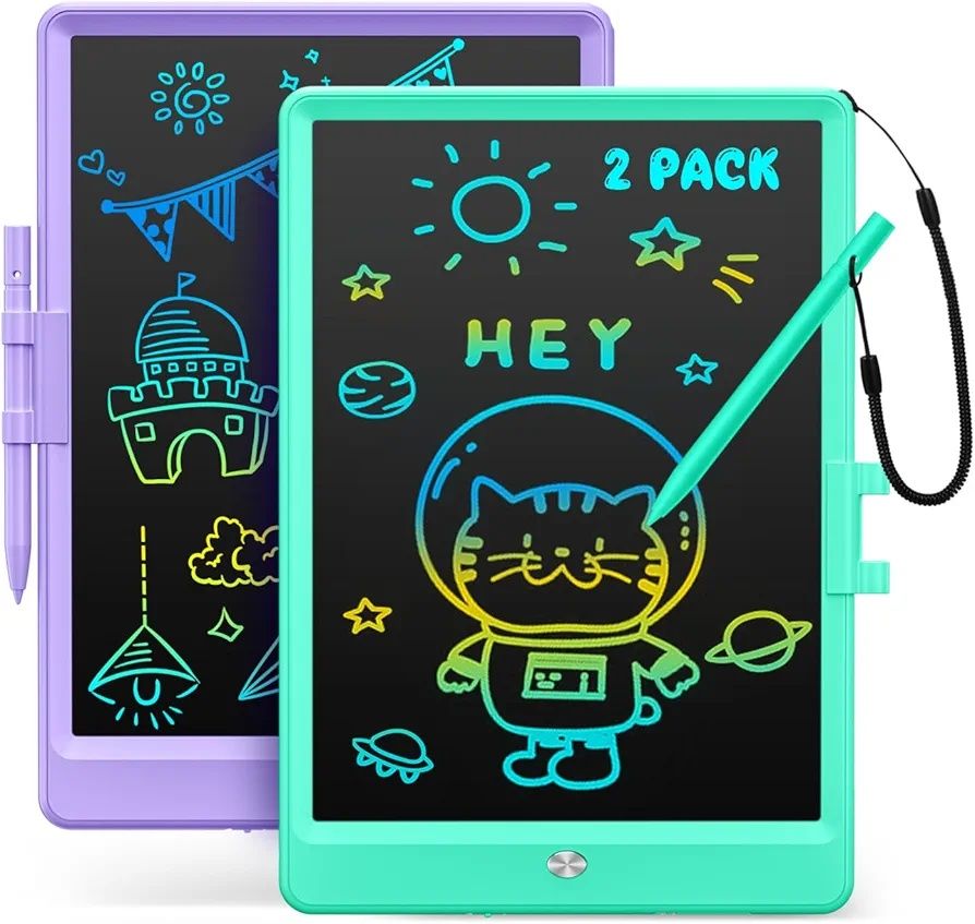 2x tablet graficzny, tablica do rysowania dla dzieci 12 cali multikolo
