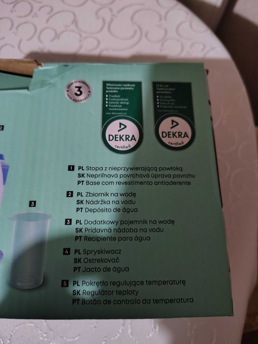 Nowe żelazko parowe Hoffen.