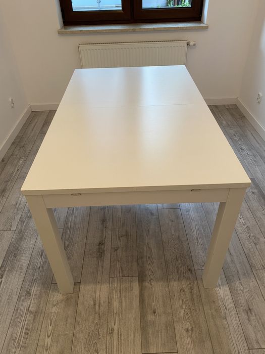Stół LANEBERG IKEA, biały, 140/220x84cm