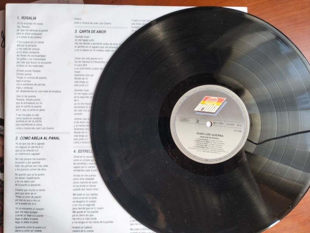 Disco de vinil LP Juan Luis Guerra 4.40