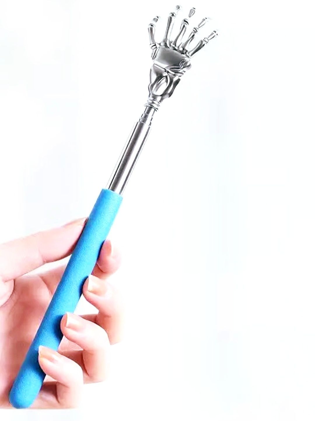 Ручка чесалка для спины телескопическая, 24-61 см массажная