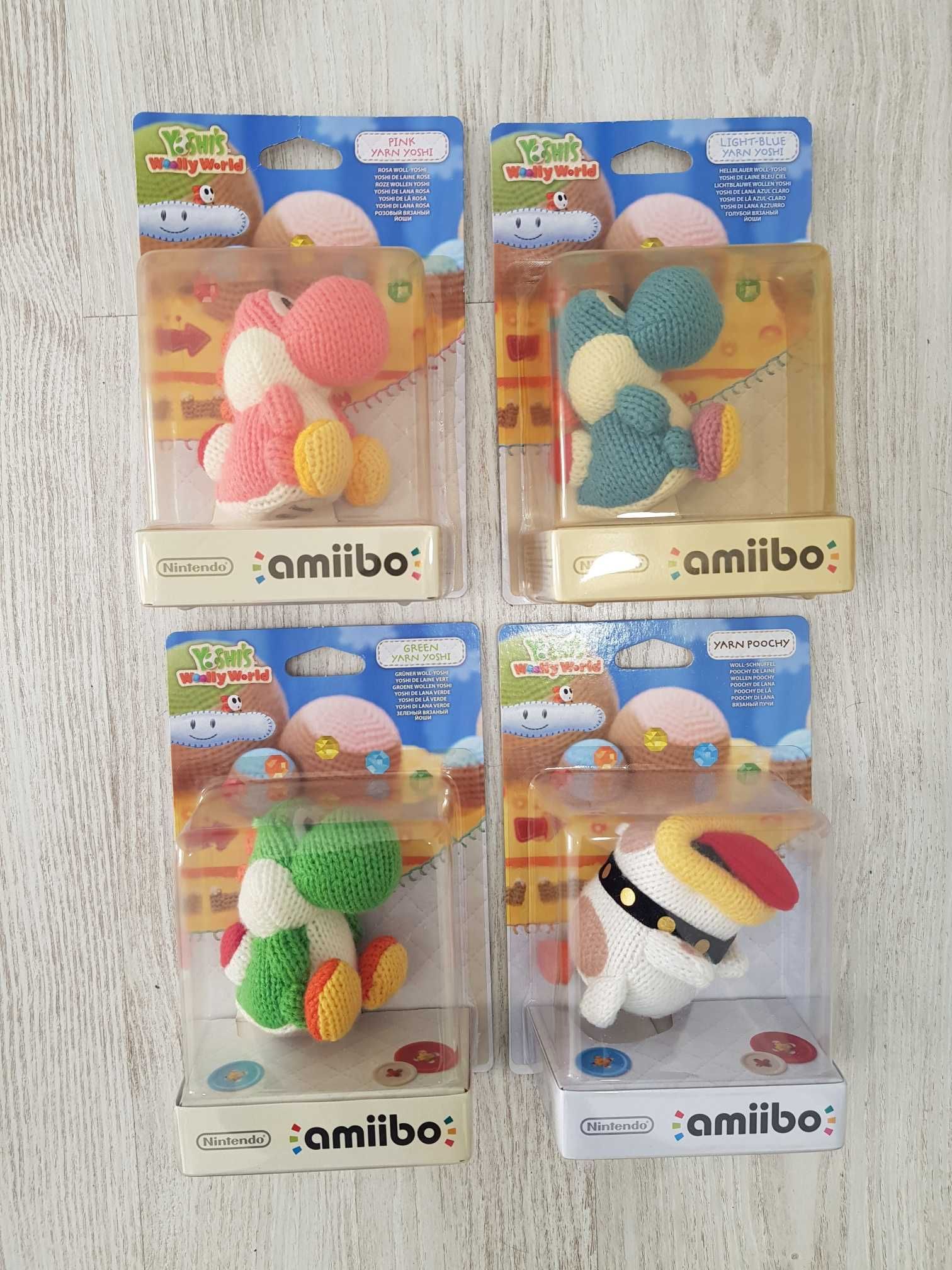 Coleção de amiibos selados