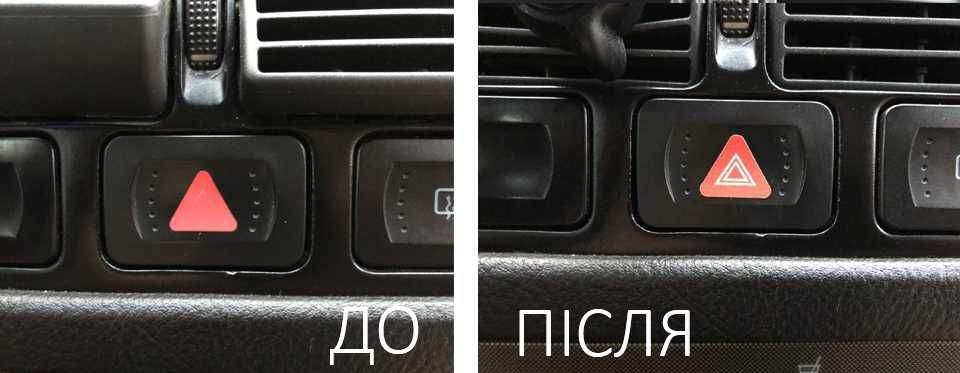 Наклейка Кнопка аварійки, аварийки універсальна Доставка