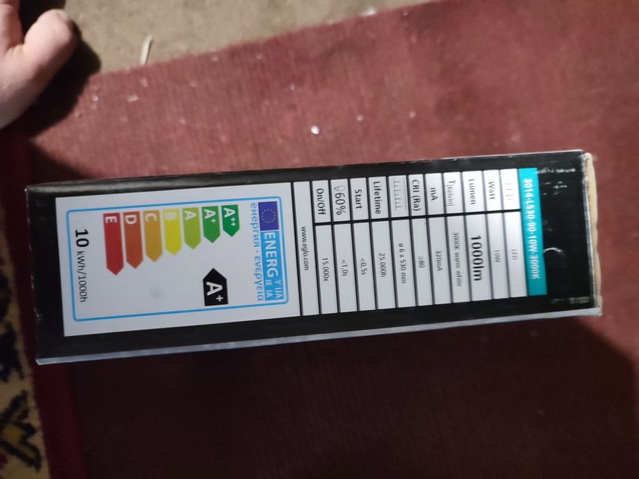 Plafon okrągły Eglo 18cm bezbarwny, biały