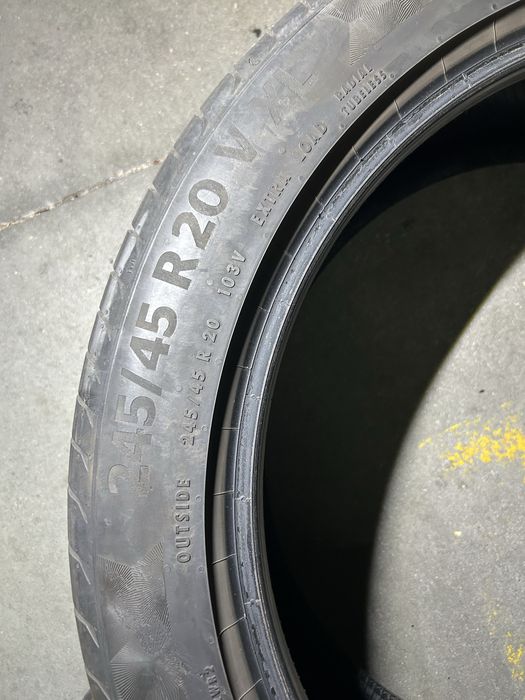 2 pneus 245/45 R20 continental premium contact6