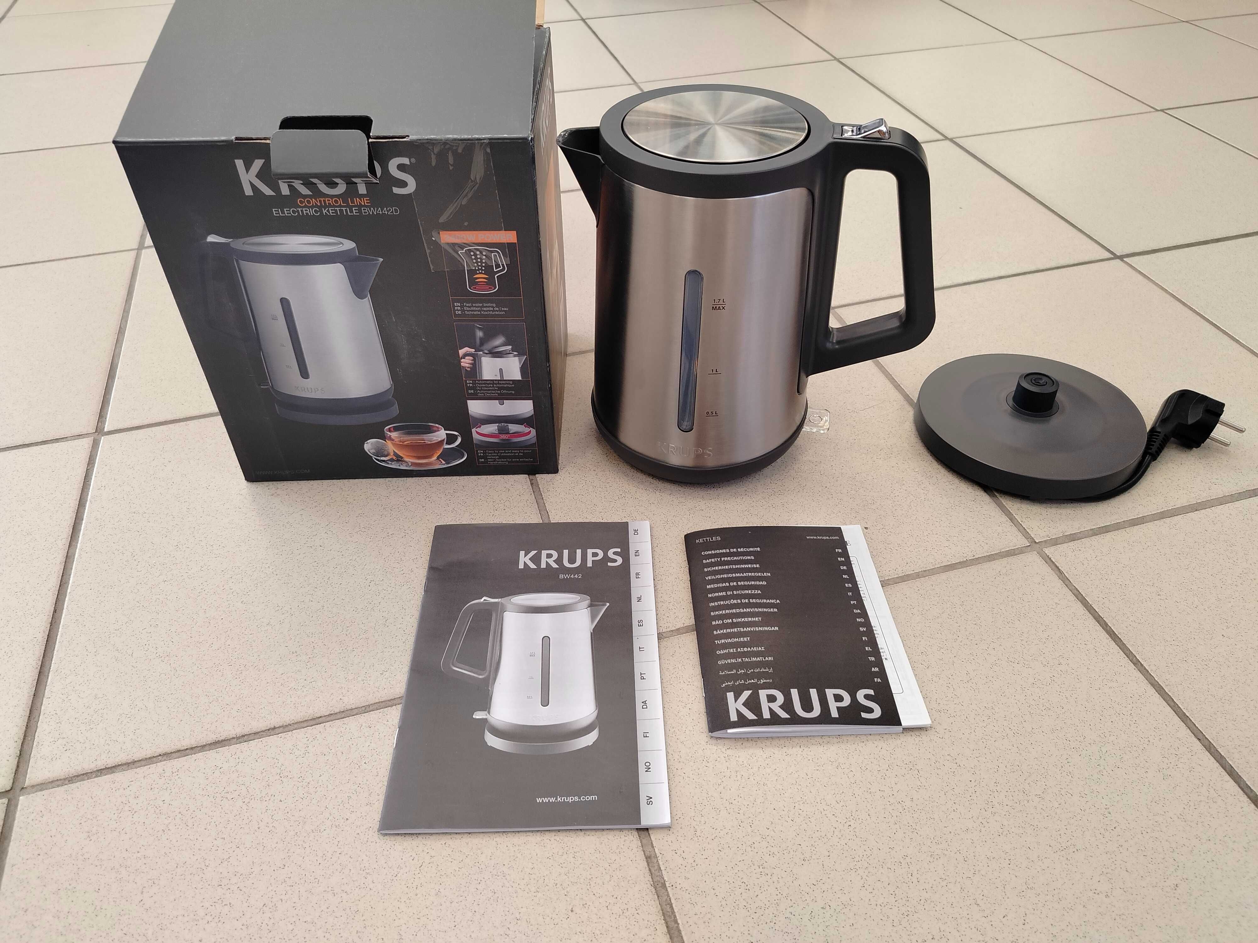 Czajnik elektryczny Krups BW442D 1,7 L stal nierdzewna 2400 W
