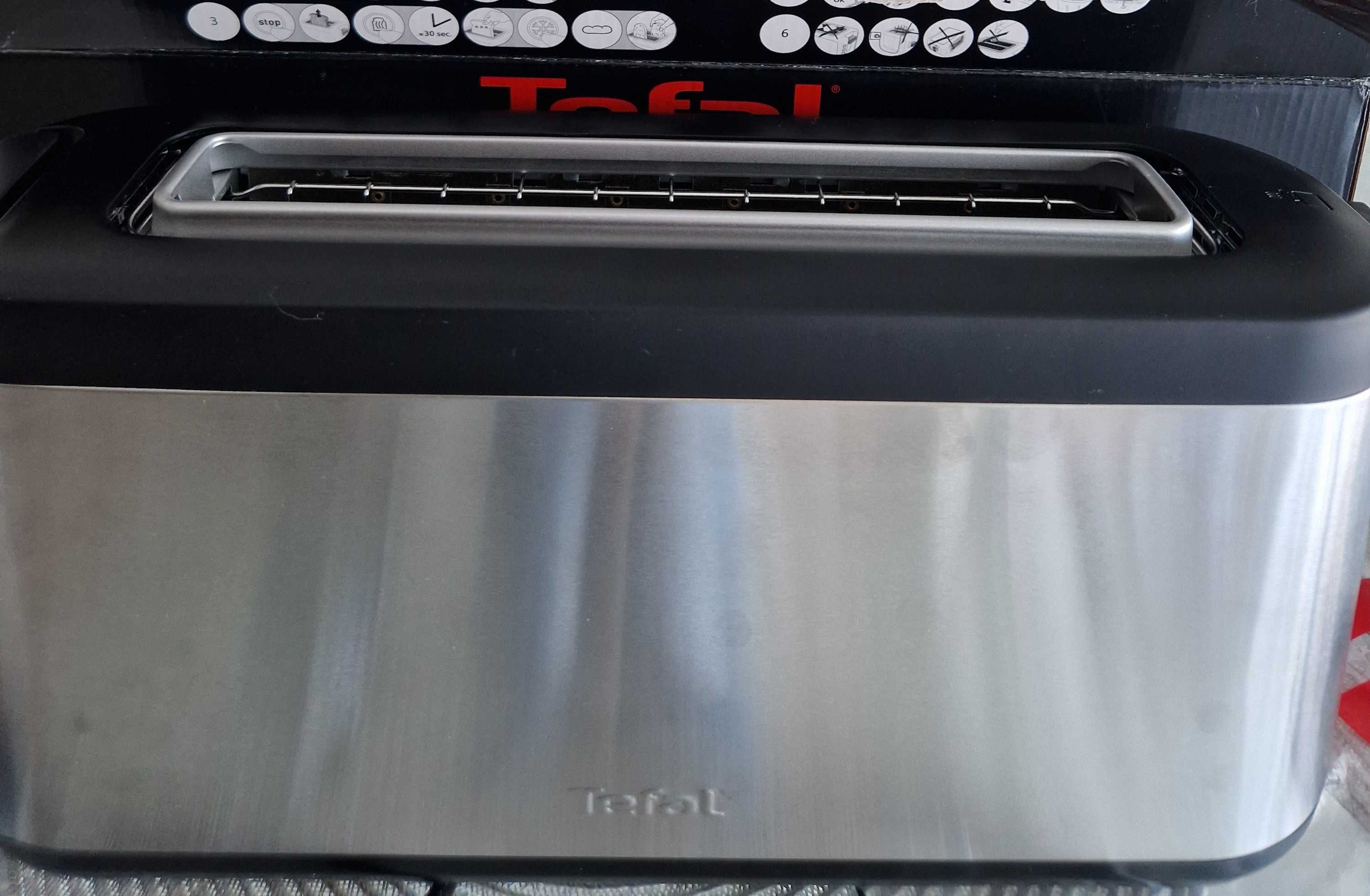 Toster Tefal TL430811 srebrny/szary 1000 W