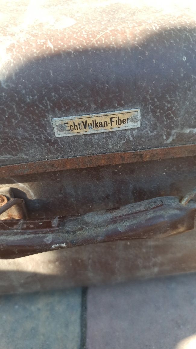 Stare kufry do renowacji echt vulkanfiber