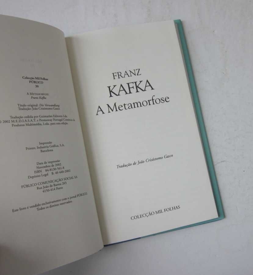 Franz Kafka - LIVROS