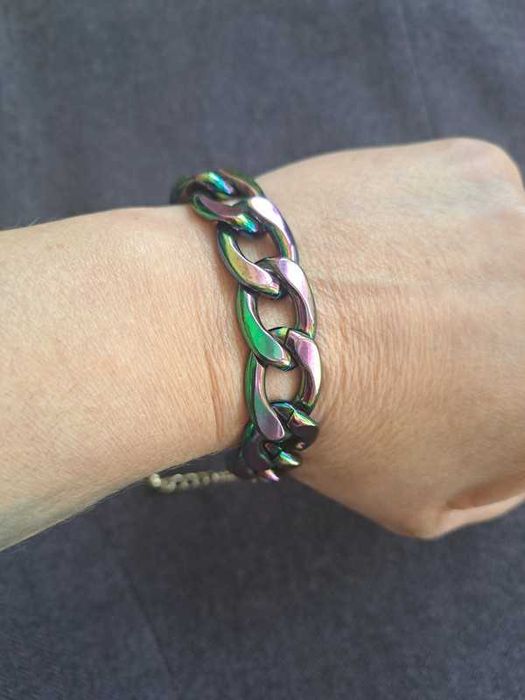 Bransoletka łańcuch w kolorze syrenim Bijou Brigitte