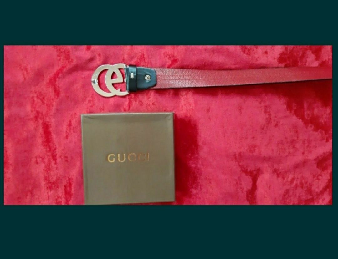 Gucci pasek unisex męski damski made in Italy piękny i elegancki