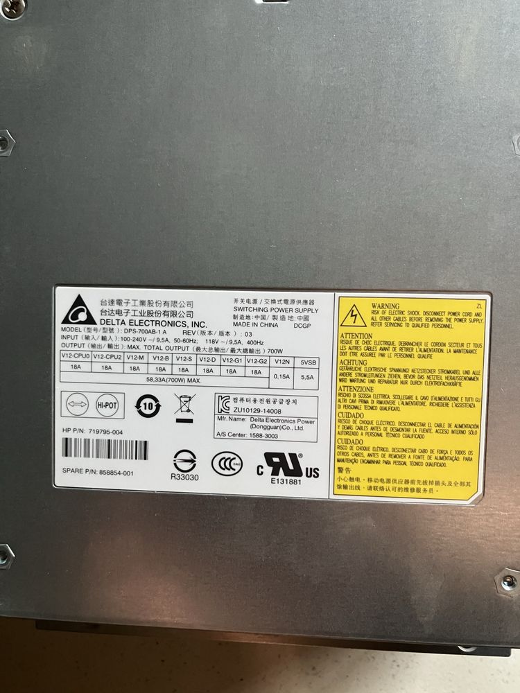 Fonte de alimentacao para HP Z440