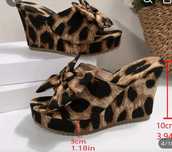 Panterka buty koturny sexy - hit sezonu - 39 rozm