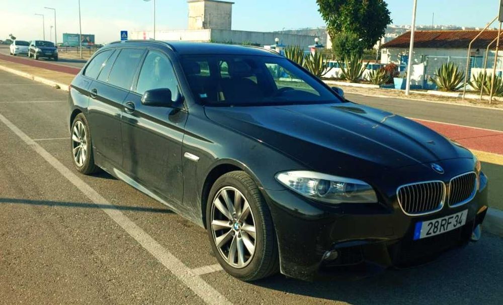 BMW 520 d F11 Touring- Estofos em Pele- Cx automática