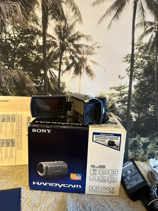 Sony Handycam DCR-SX50E - Caixa original c/ Acessórios
