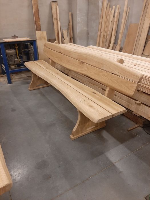 Zestaw meble ogrodowe stół i ławki producent KRZYSZTOF BRZYSKI