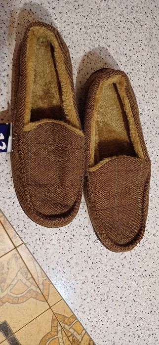 Чоловічі мокасини із текстилю