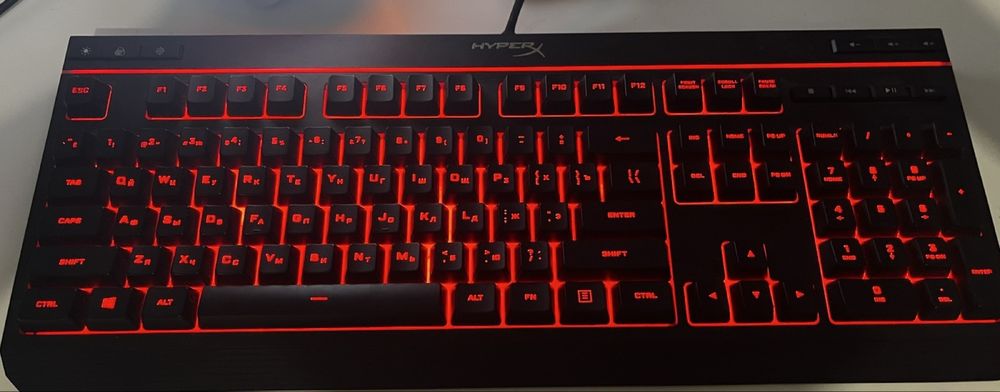 Клавіатура дротова HyperX Alloy Core RGB
