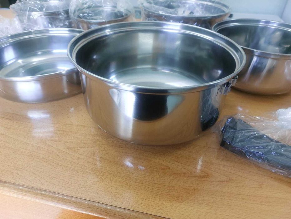 kit panelas com 6 peças NUNCA USADAS