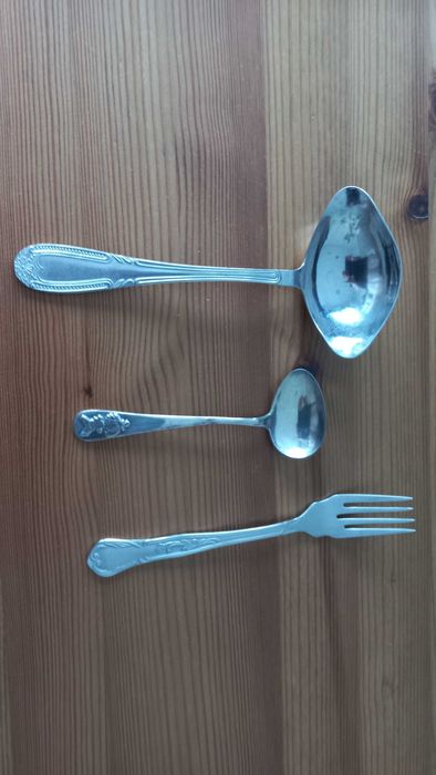 Conjunto  talheres  prata antiguidades