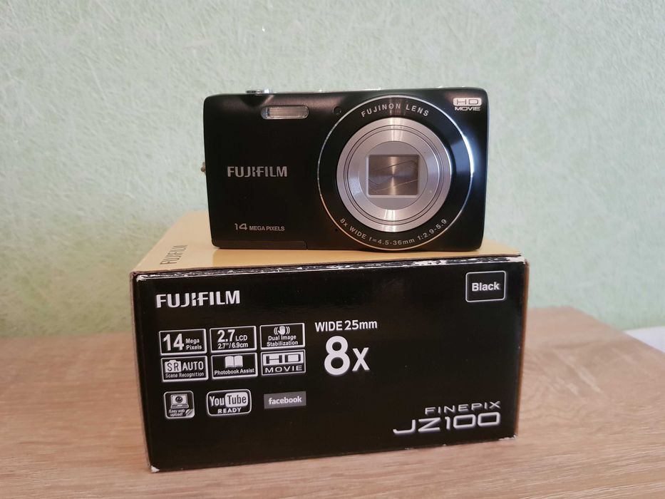 Фотоаппарат FUJI  FINEPIX  JZ 100 полный комплект
