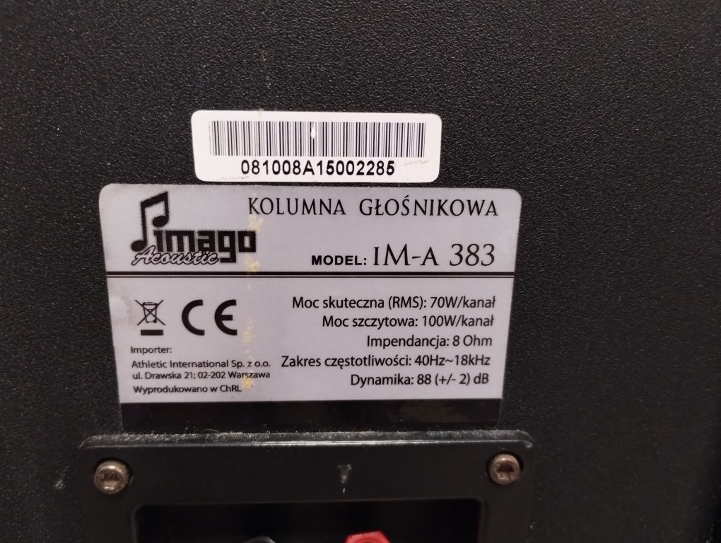 Sprzedam kolumny głośnikowe