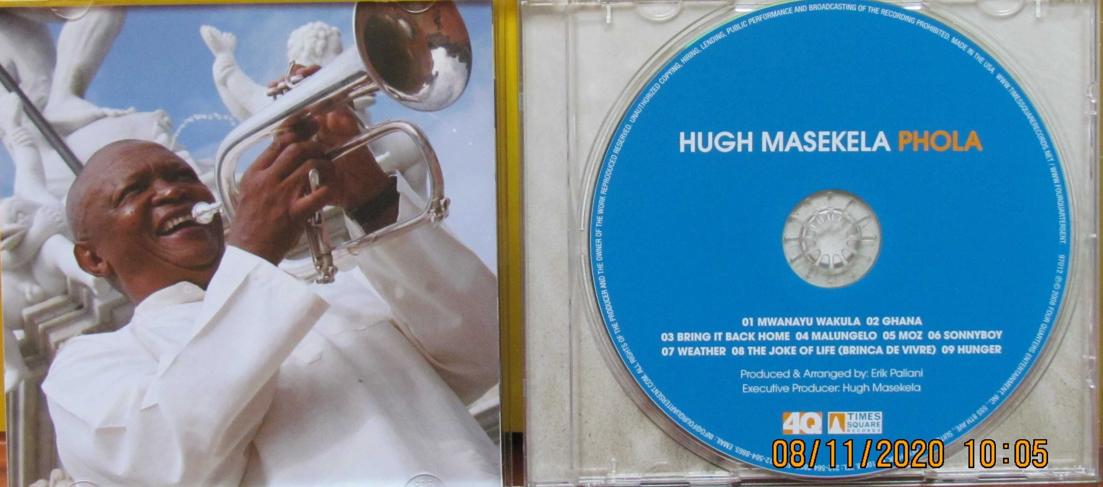 Hugh Masekela - Phola ;  USA CD ;  nowa