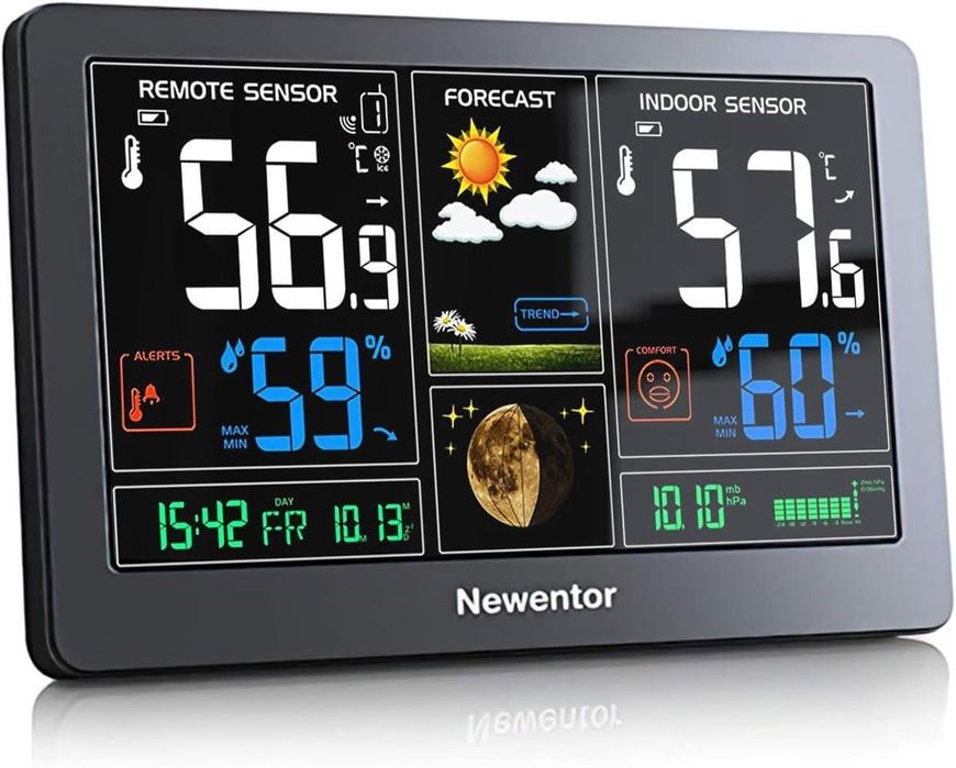Newentor Q3 — професійна бездротова метеостанція з кольоровим дисплеєм