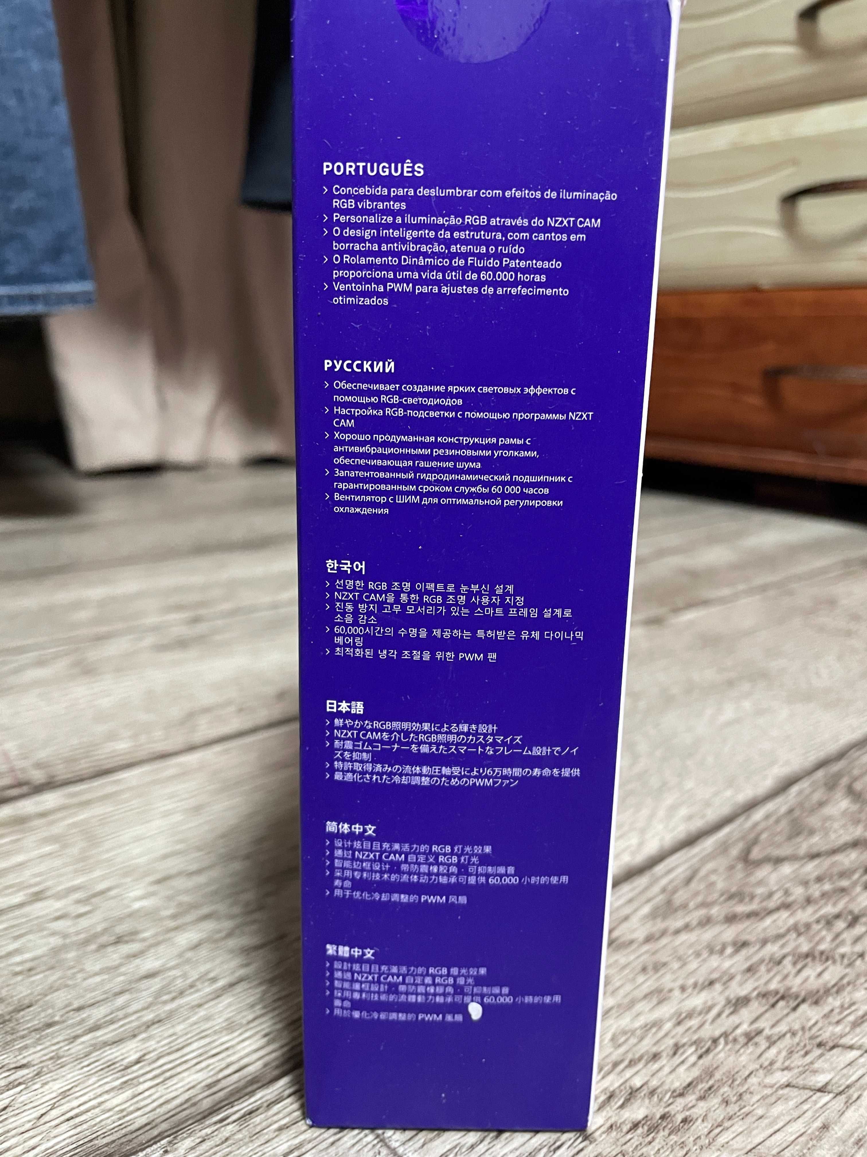 Набір кулерів для корпусу NZXT F140 RGB Twin Pack (RF-R14DF-B1) Black