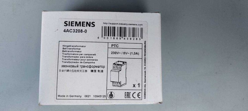 Siemens 4AC3208-0 | Transformator do szyny DIN