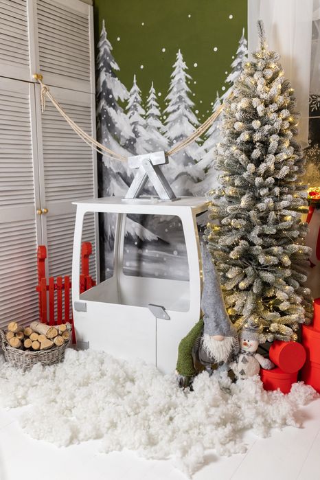 Фунікулер для фото, фотостудія декор, новорічний декор, для діток