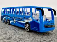 Nowy super autobus niebieski pojazd dla dzieci - zabawki