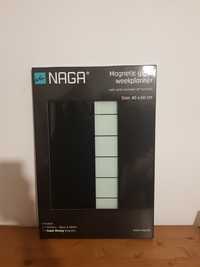 Szklana suchościeralna tablica magnetyczna 40x60 NAGA