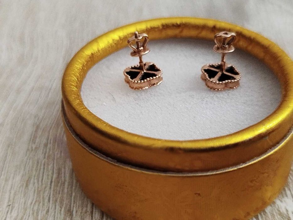 Сережки протяжки золото