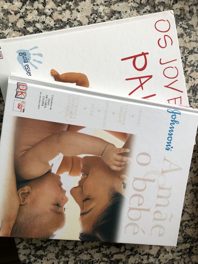 Conjunto livros maternidade e joves pais
