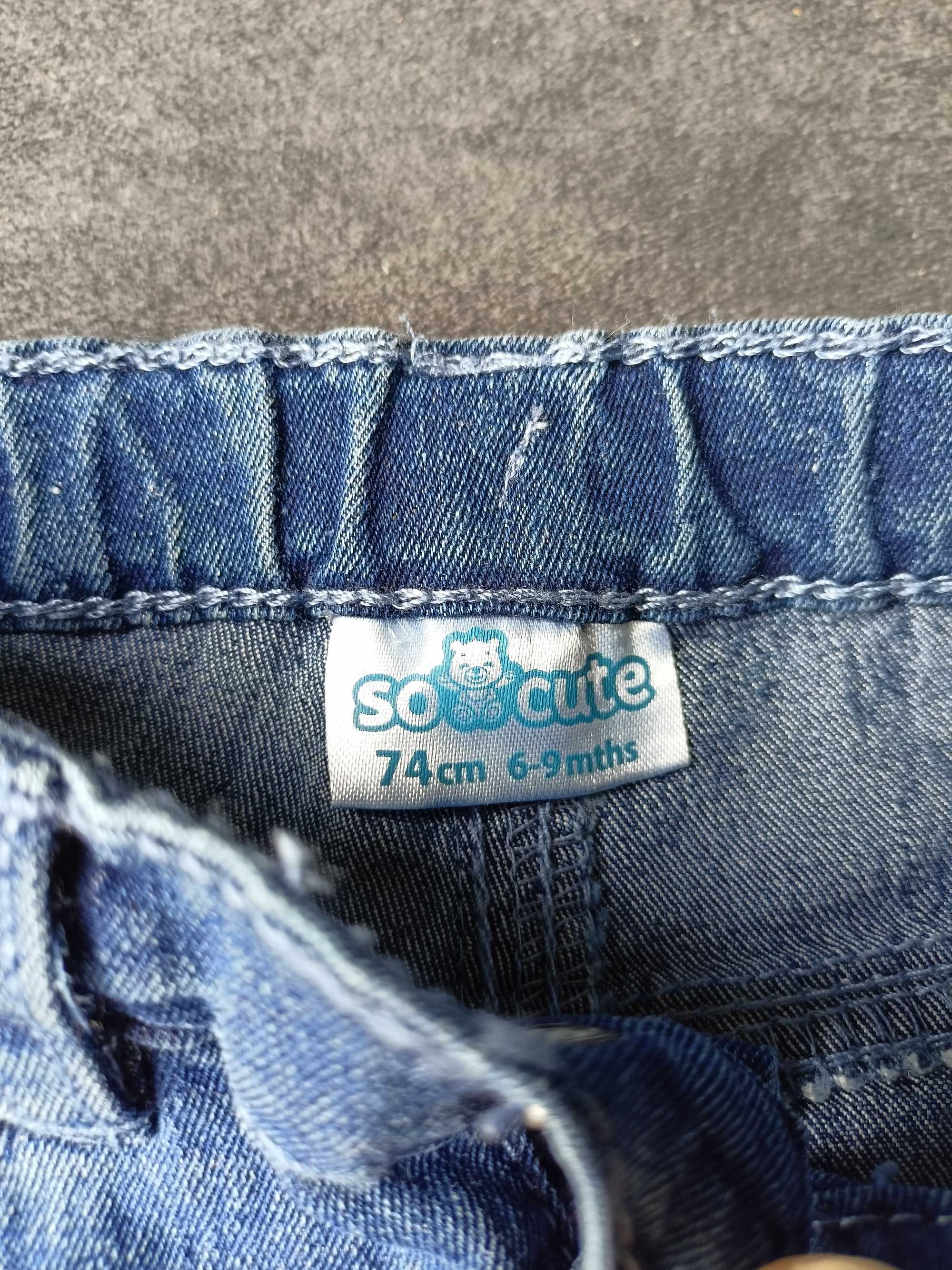 Spodnie jeansowe 74 Pepco