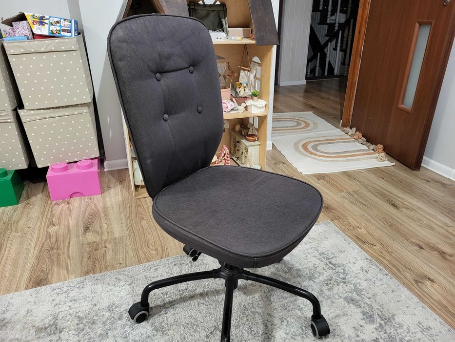 Fotel Biurowy biały i czarny Ikea