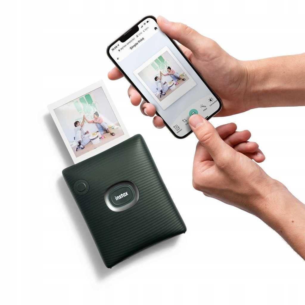 Drukarka Fujifilm Instax Square Link zielona