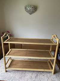 Деревянная полочка, этажерка для обуви, игрушек или мелких вещей