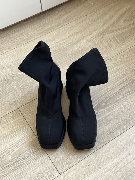 KACHOROVSKA ботільйони CHRISTINA чорні стрейчиві