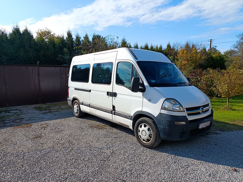 Opel Movano L2H2 2.2 Diesel | 9 osób + duża paka | Hak | Zamiana
