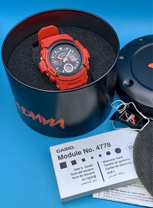 Zegarek Casio G - shock AW-591RED-4A REDMAN COLLABORATION w pudełku