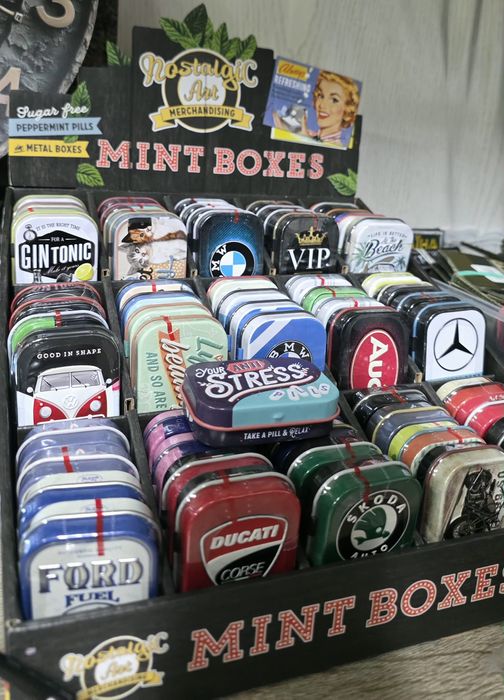 Подарункові Набори Коробка Жесть Ментол в Авто ТВОЯ ШАЛЕНІСТЬ !