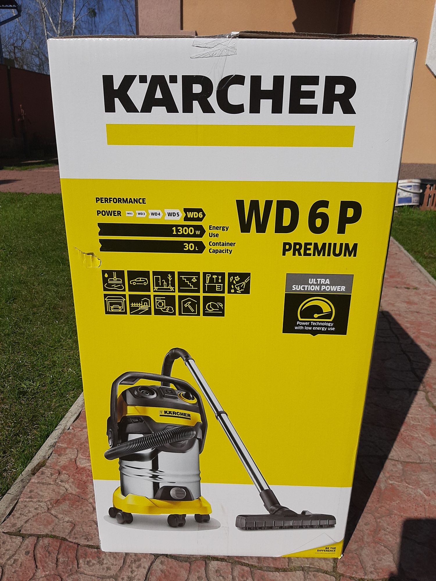 Пилесос битовий Karcher WD 6 premium