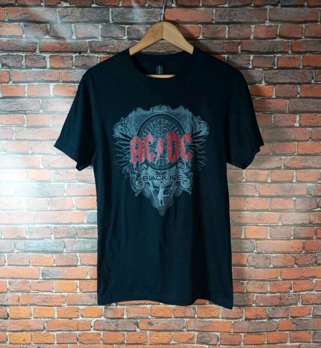 Czarna koszulka damska Gildan, bawełna, S AC&DC