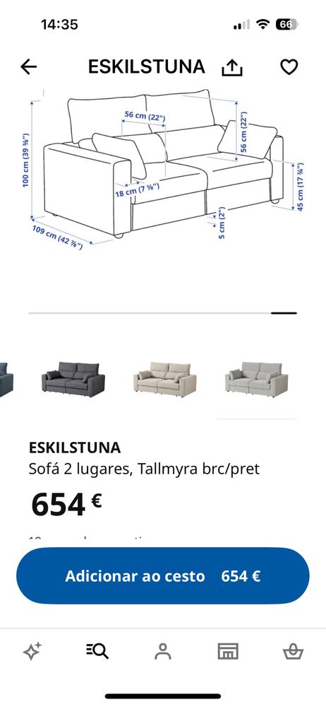Sofa Eskilstuna IKEA