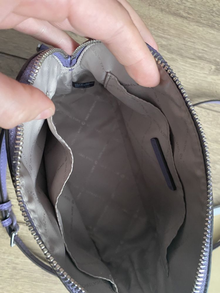 Torebka michael kors monogram lilia liliowa fioletowa crossbody