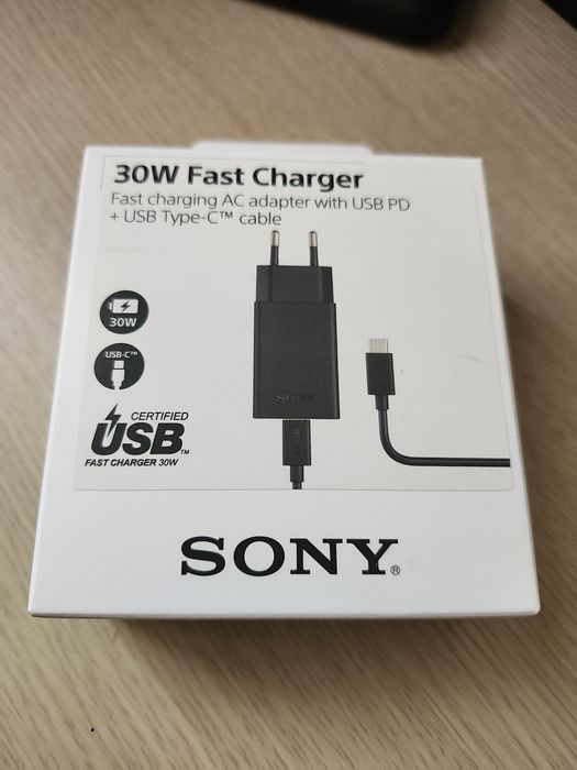 Зарядное устройство Sony XQZ-UC1 30w с кабелем USB-C - USB-C