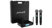 Vende-se central com 2 microfones UHF, novo