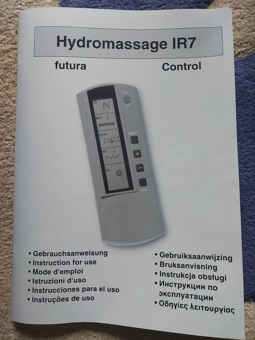 жемчужная ванна лечебная Hydromassage IR7 futura + ванночка для ног